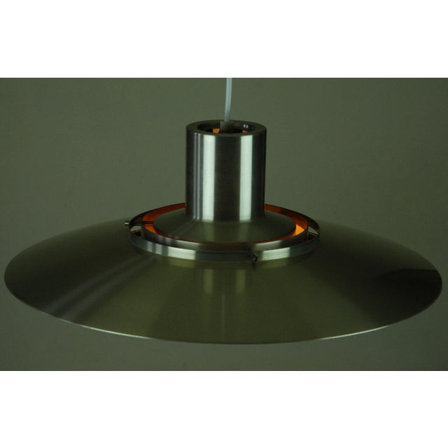 Pendant Lamp by Preben Fabricius and Jørgen Kastholm for Nordisk Solar Compagni, Denmark, 1980s For Sale - Image 6 of 12