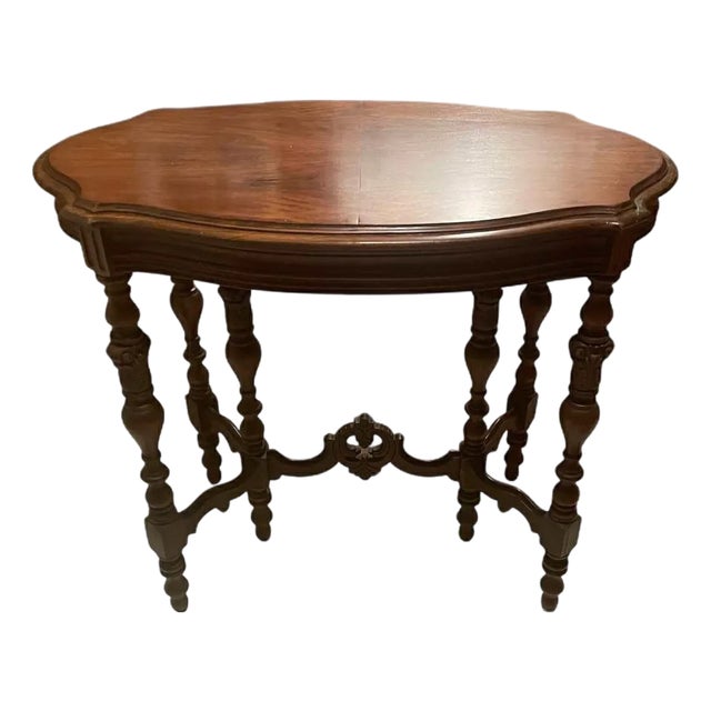Kiel Furniture Company 6 Leg Parlor Table 1882 - 1932 For Sale