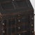 Wood Late 18th Century Danish Black Painted Oak Rococo Secretary Bureau For Sale - Image 7 of 10