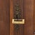 Beautiful antique engraved brass lock from China, early 1900s. Solid brass lock with lovely engraved detail. Original pin...