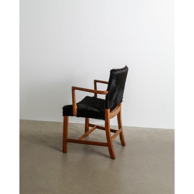 Early Mid-Century Modern Danish Red Wooden Model 3758A Chair by Kaare Klint for Rud Rasmussen, 1930s For Sale - Image 3 of 7