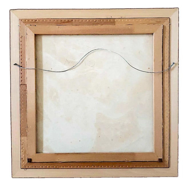 Island Girls, Portrait 1988 Signed Oil Painting Linen and Wood Frame For Sale - Image 10 of 10