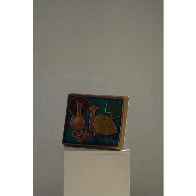 Mid-20th Century Danish Ceramic Relief from Søholm, 1960s For Sale - Image 3 of 18