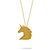 Majestic Unicorn Aura Gold Pendant Chain Necklace For Sale In Miami - Image 6 of 6