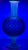 20th Century MCM Italian Empoli Green Knobbly Pedestal Vase With Uv Glow For Sale - Image 12 of 16