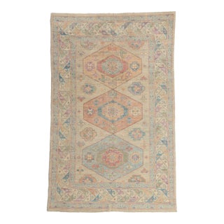 Contemporary Pakistani Oushak Rug, 05'10 X 09'02 For Sale