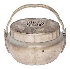 Chinese Five Blessings Brass Brazier, C. 1850