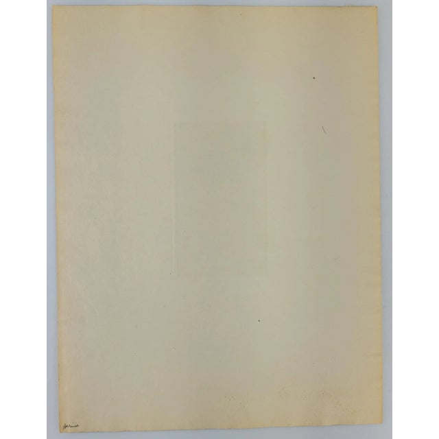20th Century Etching Engraving Print of a Young Man Signed l.l. For Sale In New York - Image 6 of 8