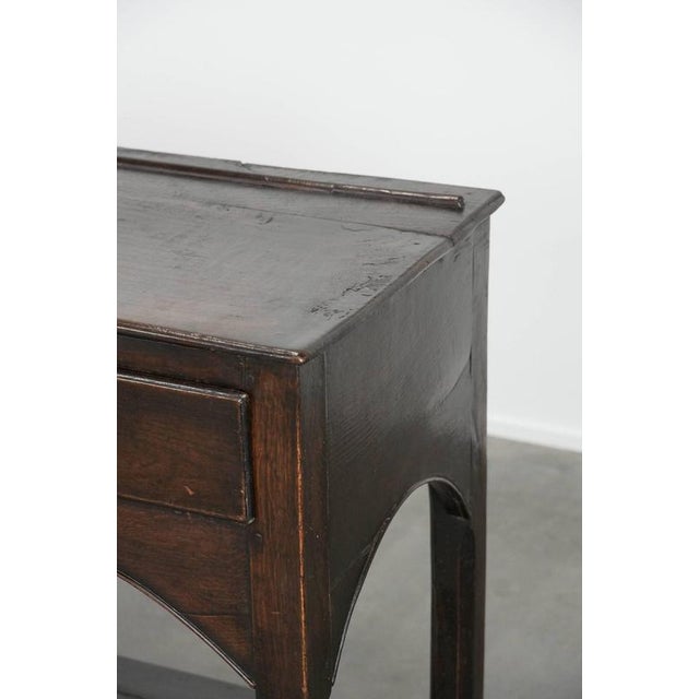 Antique English Side Table in Oak, 18th Century For Sale - Image 9 of 18