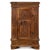 CONTINENTAL HEAVILY WORN AND CARVED ONE-DOOR CUPBOARD OF SMALL DIMENSIONS Composed of 18th century and later elements,...