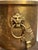 Antique Imperial Russian Tula Hammered Brass Jardinière With Lion Masks, C. 1900 For Sale - Image 10 of 16