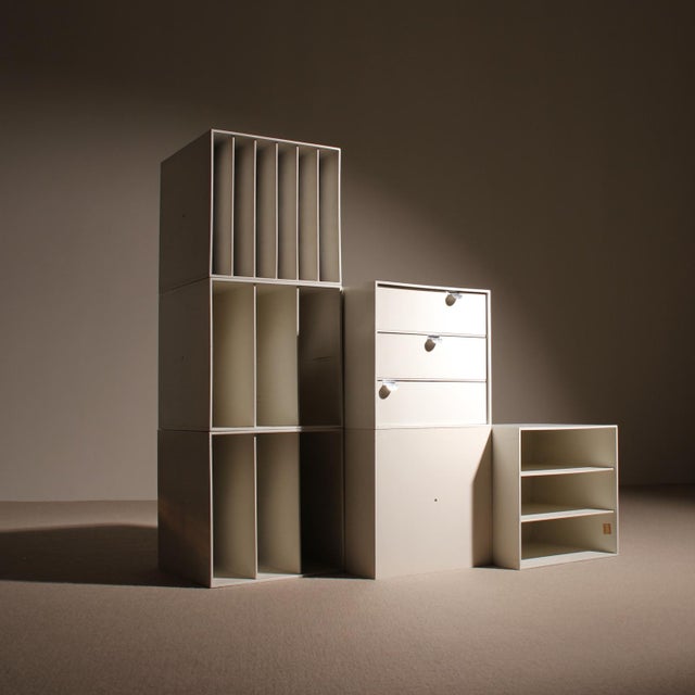 Palaset Modular Storage System by Ristomatti Ratia for Treston, Finland, 1970s, Set of 6 For Sale - Image 6 of 18