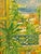 Mid-Century Modern Mid Century Neo Impressionist Floral Window Scene by Scottish Artist William Grimaud For Sale - Image 3 of 7