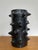 Modern Moroccan Izuran Tadelakt Spiked Black Vase For Sale In Raleigh - Image 6 of 10
