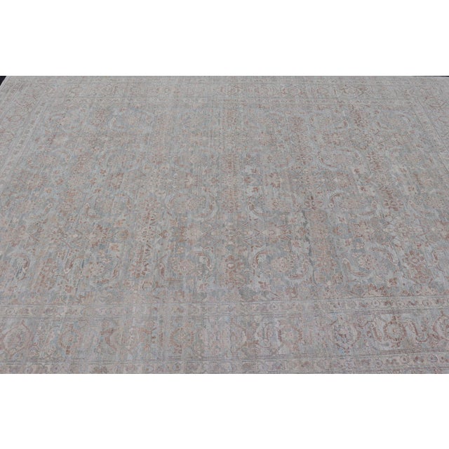 Hand-Knotted Muted Tabriz Rug by Keivan Woven Arts, 8'8" X 11'9" For Sale - Image 9 of 15