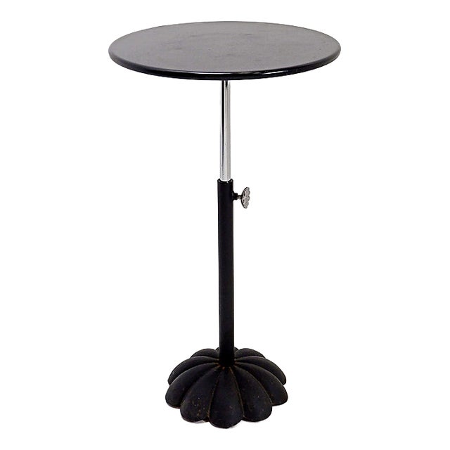 Vintage Daisy Side Table with Adjustable Height For Sale
