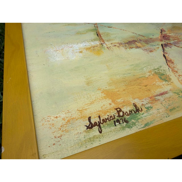 1976 Sylvia Bank Abstract Expressionist Painting For Sale In Naples, FL - Image 6 of 12