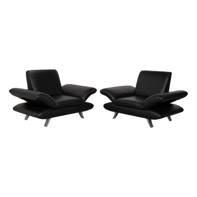 Rossini Armchairs in Leather from Koinor, Set of 2 For Sale