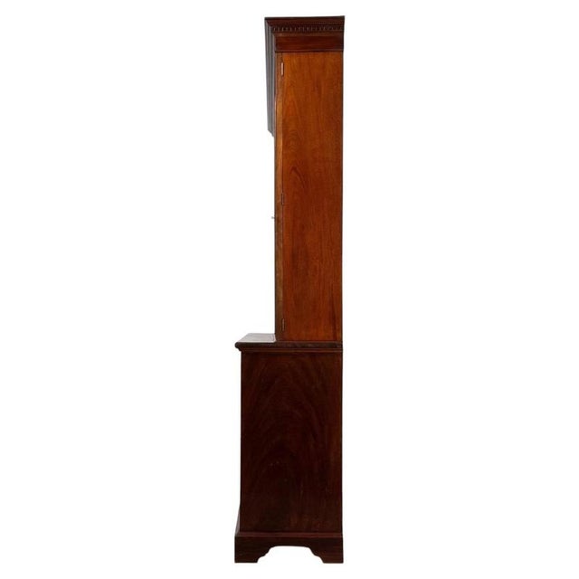 Large Antique 18th Century English Georgian Mahogany Bookcase For Sale - Image 11 of 13