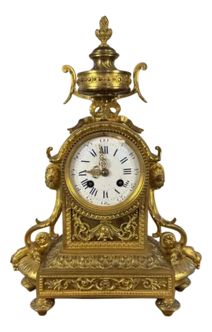 Victorian French Mantle Clock, 1880s