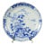19th Century Japanese Painted Blue & White Porcelain Imari Plate For Sale