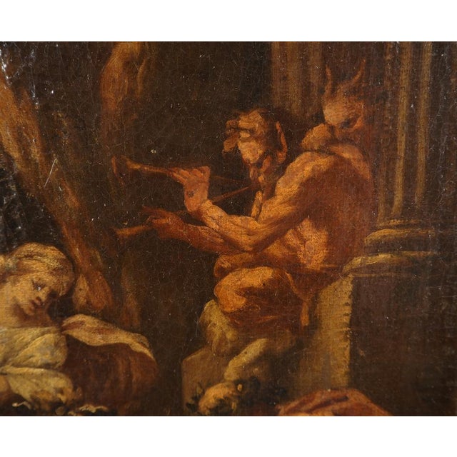 French School Artist, Bacchanales, 18th Century, Oil on Canvas For Sale - Image 12 of 18