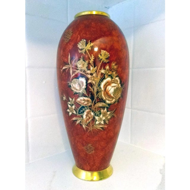 Vintage Lindner Kueps Bavaria Vase Western Germany - "Liliane" 157/5 For Sale - Image 10 of 10