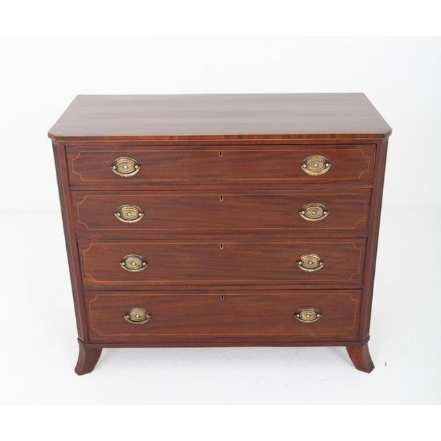 19th Century Antique Regency Chest Drawers in Mahogany, 1820 For Sale - Image 5 of 5
