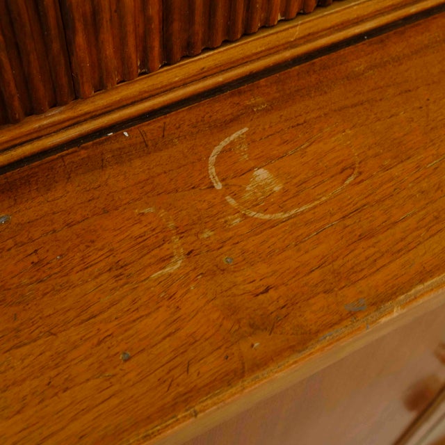 Wood Italian Wooden Bookcase, 1960s For Sale - Image 7 of 14