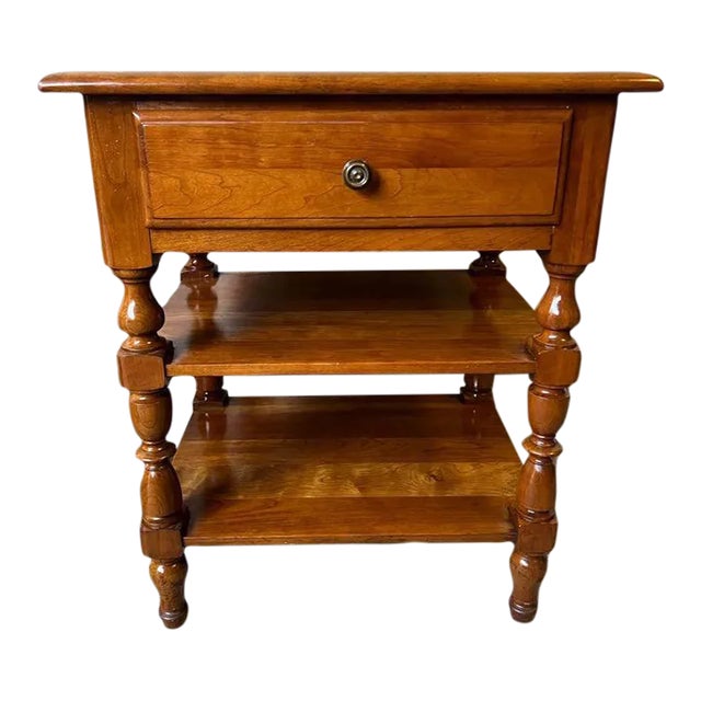 Kling Furniture Solid Wood Side Table, 1960s For Sale