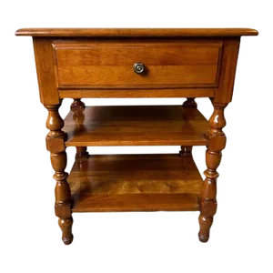 Kling Furniture Solid Wood Side Table, 1960s