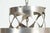 1980s 1980s Brushed Aluminum Mid-Century Fixture For Sale - Image 5 of 9
