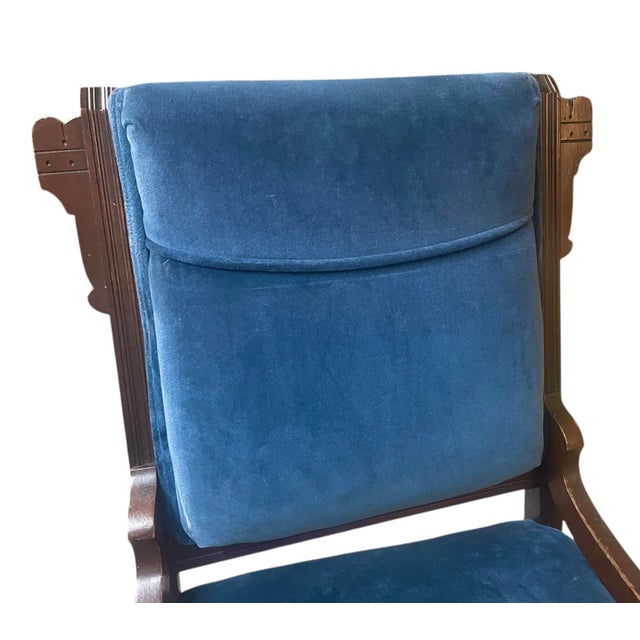 Pair of Antique Eastlake Victorian Parlor Chairs From the 19th Century For Sale In Atlanta - Image 6 of 9