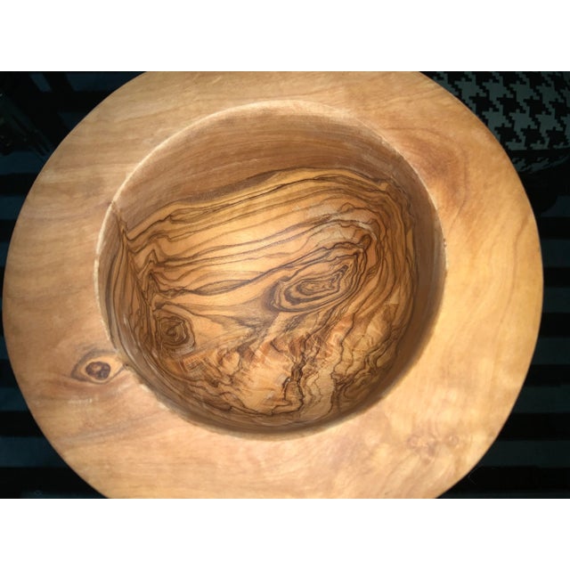 1970s Handmade Wood Burl Bowl For Sale In Chicago - Image 6 of 11