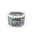 Vintage Blue & White Chinese Double Happiness Chinoiserie Cylindrical Lidded Ceramic Padte Pot / Powder Jar / Trinket Box / Vessel For Sale - Image 4 of 6