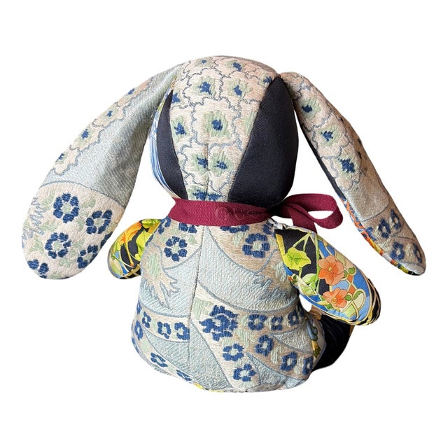 Chinoiserie Gucci Chinoiserie Temple Jar Vintage Silk Scarf Clever Bunny For Sale - Image 3 of 3