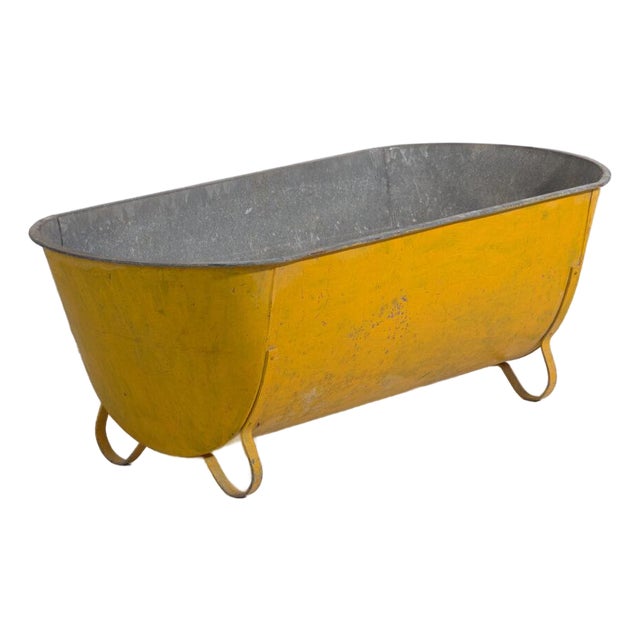 Galvanized Metal Container by Amaru For Sale