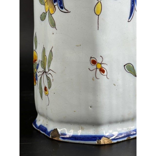 Faience Vase from Fourmaintraux, Desvres, France, 19th Century For Sale - Image 6 of 9