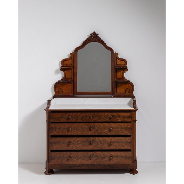 Brown 19th Century France Brown Wood Standard Dressers For Sale - Image 8 of 11