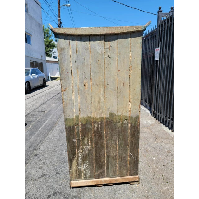 1970s Vintage Farmhouse Style Kitchen Cabinet For Sale - Image 17 of 18