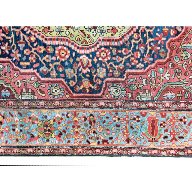 Persian Early 20th Century Persian Sarouk Farahan Rug For Sale - Image 3 of 16