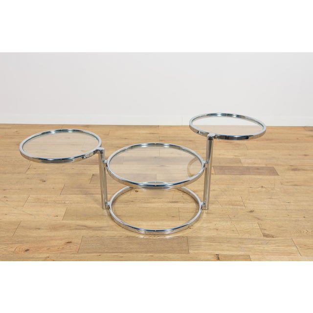 Mid-Century Chrome and Glass Coffee Table by Milo Baughman, USA, 1970s For Sale - Image 11 of 17