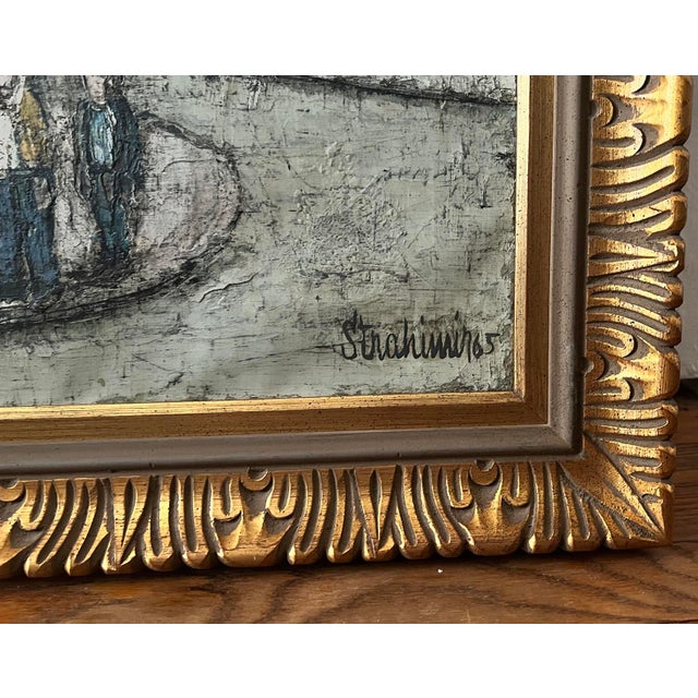 Post Impressionist Mid 20th Century Hrkalovic Strahimir Scenic Painting For Sale - Image 3 of 7