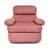 A very stylish and extremely comfortable vintage lilac suede lounge armchair. This was made in England, it dates from the...