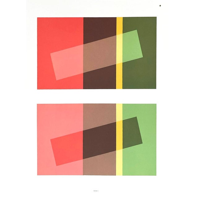 Artist: Josef Albers Country: Germany ? USA Title: Plate XVII-1 Paper Size: 13.50 x 10.50 inches on Munken Print Cream...