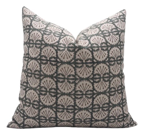 Fabdivine Throw Pillow Cover 26x26 Inch Handcrafted Block Print