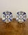 Fine quality pair of antique Japanese imari plates, having a quality pair of Japanese imari plates decorated with a basket...