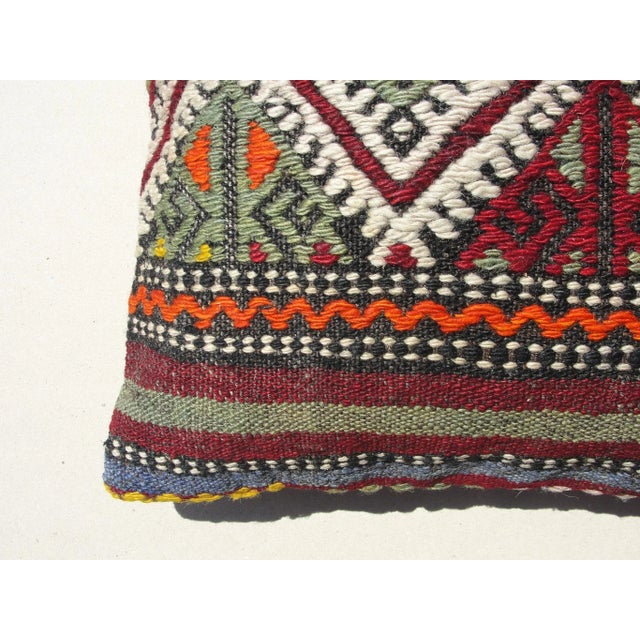 Vintage Kilim Rug Pillow Cover For Sale In New York - Image 6 of 10