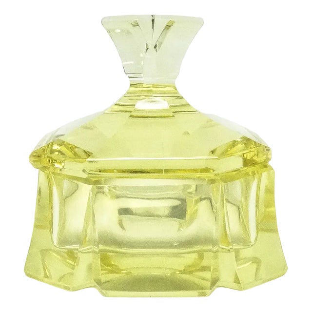 Art Deco Candyer from Moser, Czechoslovakia, 1930s For Sale