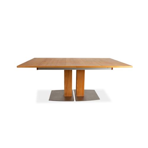 Brown Extendable Wooden Dining Table from Venjakob For Sale - Image 9 of 12